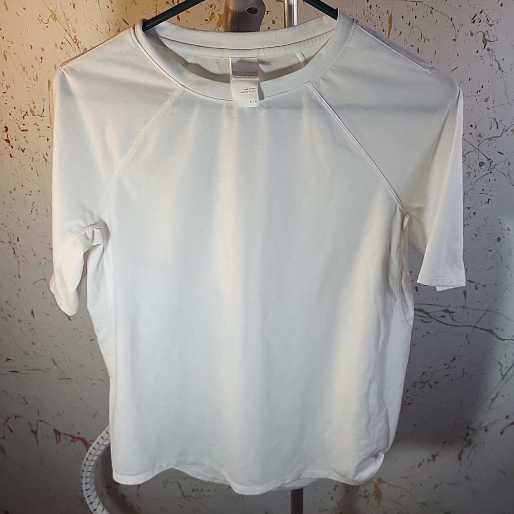 Lole White Merino Shirt Woman Size S